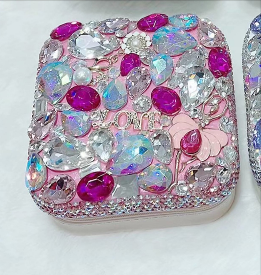 Diamond Bling Jewelry Organizer Pouch