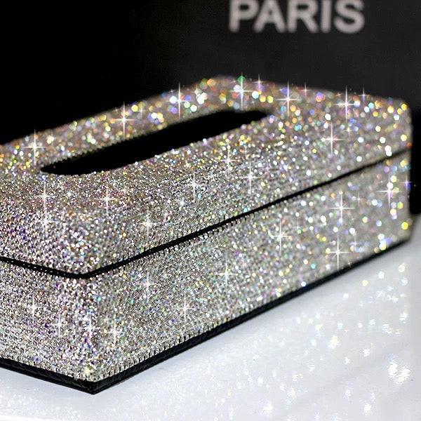 Rhinestone Studded Tissue Case